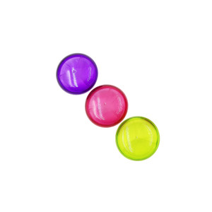 HAL1149 Round Monocolor 3 Compartment Travel Pill Holder