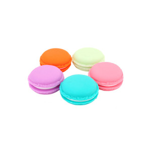 HAL1155 Macaron Shaped Candy Color PP Pill Box
