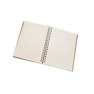 FPN1112 Kraft Paper Die-Cut Cover Thread-Bound Spiral Notebook