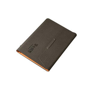 FPN1127 Tri-fold Leather Notebook with Magnetic Buckle