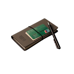 FPN1139 Elastic Strap Notebook with Leather Cover A5