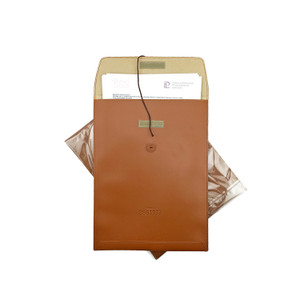 FPD1138 Leather Envelope with Velcro