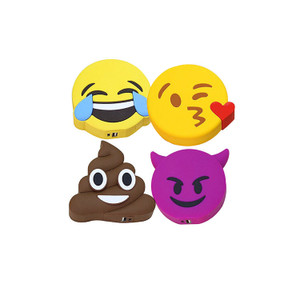 ELP1158 Emoji Faces Rechargeable External Portable Power Bank 2600mAh