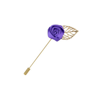 APE1130 Unisex Brooch with Rose