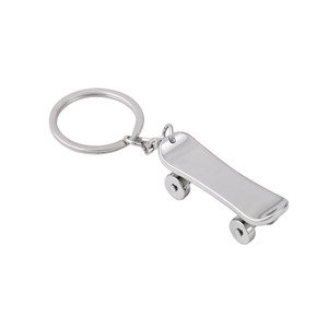 HAK1148 Mini Skateboard Metal Keychain