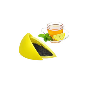 HAD1517 Silicone Lemon Fruit Leaf Tea Infuser