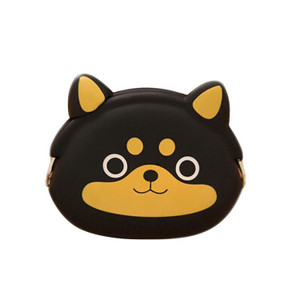 HAB1114 Portable Husky Silicone Coin Purse