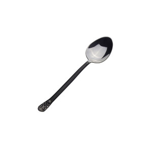 BWS1235 Retro Dining Spoon with Black Handle