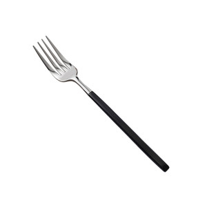 BWS1245 Black Matte Handle Dining Fork