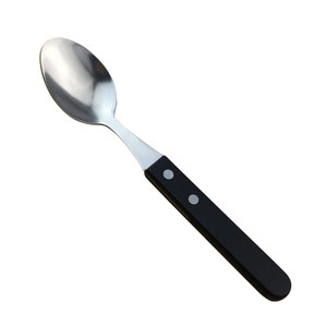 BWS1269 Bakelite Handle Dining Spoon, Black