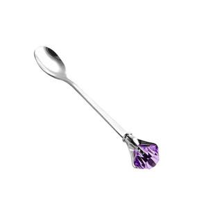 BWS1310 Coffee, Espresso, Tea Spoon with Crystal Handle