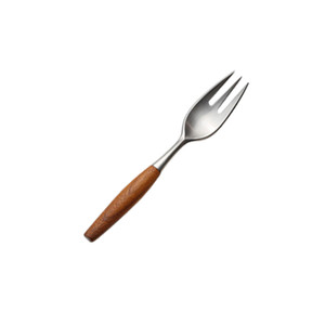 BWS1342 There-Tine Meat Fork with Wooden Handle