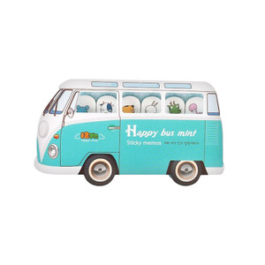 FPS1129 Cute Bus Shaped Sticky Notes Set