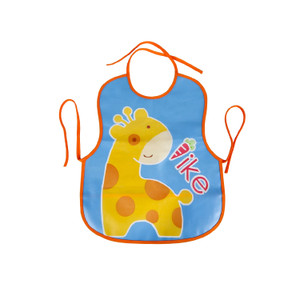BWB1246 Children's PVC Bib with Cute Giraffe Pattern