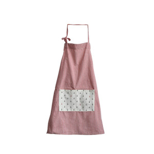 APA1135 Japanese Style Pinstripe Apron with Big Pocket