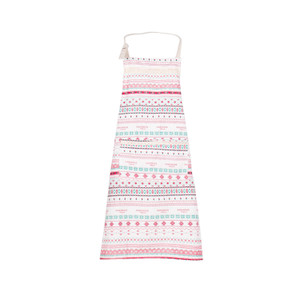 APA1141 Japanese Style Cotton Apron with Small Floral Print