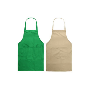 APA1159 Solid Color Polyester Apron with Big Pockets