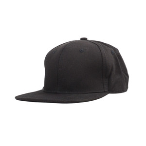 APH1132 Men's Solid Black Cotton Baseball Cap