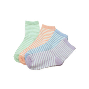 APS1172 Girl's Striped Cotton Sock