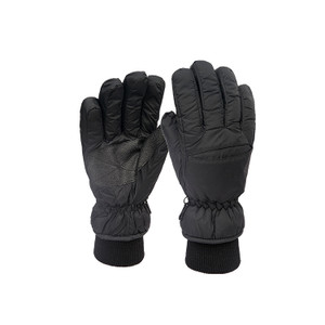 APG1138 Men's Black Nylon Skiing Glove with TR Fleece