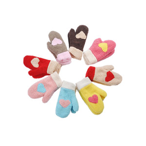 APG1158 Ladies' Cute Winter Mitten with Heart Shaped Ornament