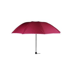 SUT1122 Solid Color Portable Tri-fold Umbrella-51"
