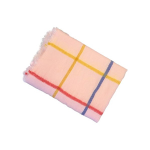 APC1134 Korean Style plaid Cotton Scarf