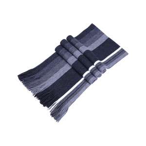 APC1147 Men's Stripe Woolen Scarf with Fringes