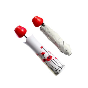 SUT1124 Rose Shaped Portable Umbrella-43"