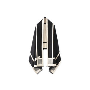 APC1196 Ladies' Widened Scarf with Exquisite Bowknot Pattern