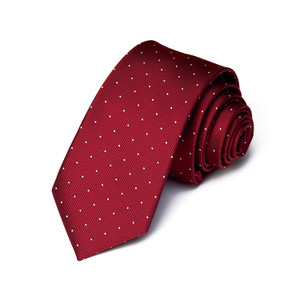 APE1132 Men's Pin Dots Skinny Necktie