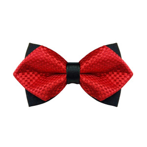 APE1526 Men's Solid Color Sharp Bowtie