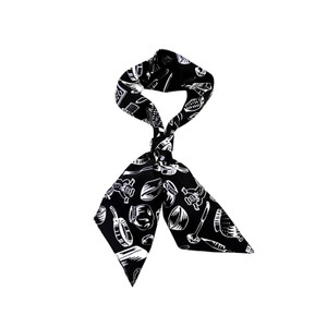 APE1554 Unisex Neck Scarf with Kitchenware Pattern
