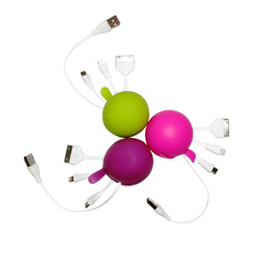 ELC1122 Ball Shape Multi USB Charging Cable