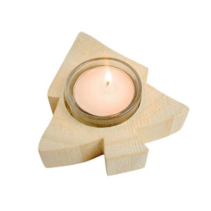 FPE1157 Wooden Tree-shaped Candlestick