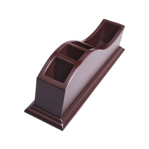 FPE1179 Desktop Wooden Pen Box, Card Holder