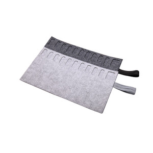 FPH1114Roll Up Felt Stationery Bag
