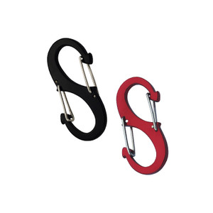 SUC1220 Portable Aluminum Carabiner with dual-hook