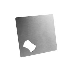 HAO1173 Stainless Card Bottle Opener, Cup Mat
