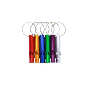 HAK1178 Survival Aluminum Whistle Key Chain