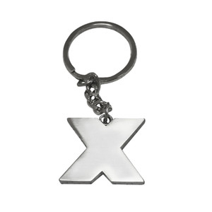 HAK1182 Metal X Designed Car Pendant Keychain