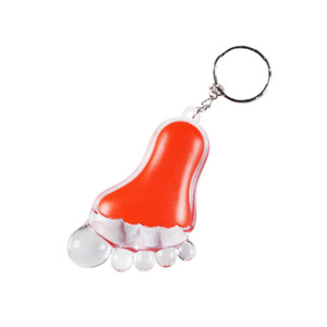 BWR1128Portable ABS Big Feet LED Flash Keychain