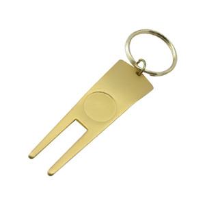SUG1208 Zinc Alloy Golf Divot Tool Keychain