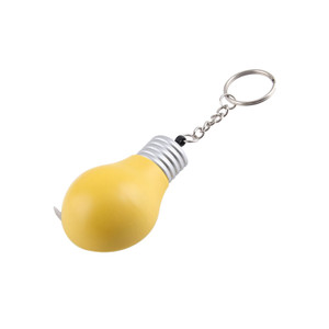 HAT1213 Light Bulb Shape Tape Measure Keychain