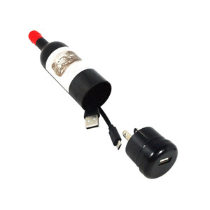 ELC1202 Wine Bottle Shaped Charger Adapter with USB Cable