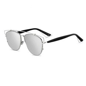 SUS1133 Ultra Light Metal Frame Mirror Flat Lens Sunglasses