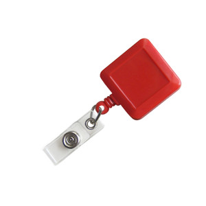 FPE1209 Square Badge Holder with Clip
