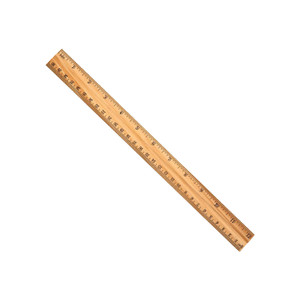 FPE1243 12" Wood Ruler