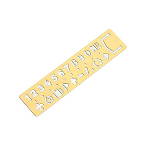 FPE1247 Creative Hollow-out Bookmark Ruler