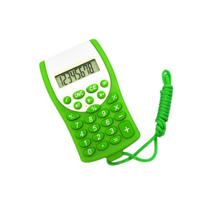 FPE1286 Colorful Portable Calculator with Strap
